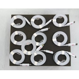 AWM 10x Genuine AWM 30V 60C USB to RJ-45 1.8m USB Console Cable White E321220 2835