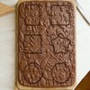7Pcs Baking Cookie Cutters Shapes Flower Texture Roller Star Round