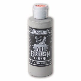 Sneaker Series Airbrush Color by Jacquard, Artist-Grade Fluid Acrylic Paint, Use on Multiple Surfaces, 4 Fluid Ounces, Concrete Grey