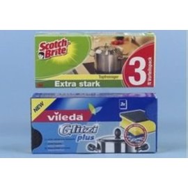 Vileda Glitzi Plus Washing Up Sponge/Thorough, Hygienic and Absorbent by Vileda