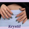 Krystil Press On Nails, 15 Sizes - 30 Nails Kit,