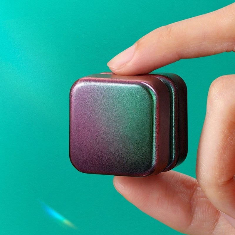 Mini Aquarium Magnetic Brush Gradient Color Double Sided Prevent Slip