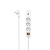Hama Steckdosenleiste, 3-fach, USB-C/A 18W, PD/QC™, Schalter, Flachst., 1,4 m,