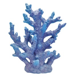 Etlemonde Beach Coastal Decor Coral Reef Home Decor Coral Statue Sculpture Home,Desk,Bathroom,Desktop Shelf Statue,Marine Themed Gifts (Gradual Blue Coral)