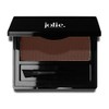 Jolie Brush on Brow Pressed Eye Brow Powder (Dark Brown)