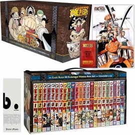 One Piece Manga Box Set: East Blue and Baroque Works, Volumes 1-23(English Edition) — Includes Poster, Booklet & Juliet Bookmark — Perfect for Manga Fans & Collectors
