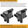 2PCS UF180 Ignition Coil Pack & 4PCS Spark Plugs with