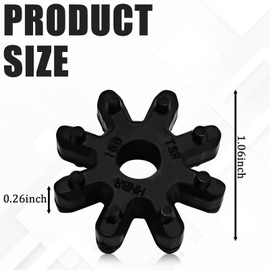 Hirificing 2PCS Steering for Hyundai Kia, Steering Column Coupling Couple Accessories 56315-2K000FFF Steering Gear Bushing for Hyundai Sonata Elantra Santa Fe Azera Veloster for Kia Soul Optima Forte