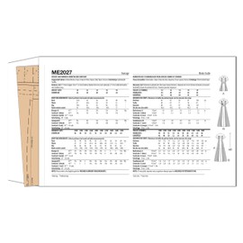 Know Me Misses' and Women's Short Romper and Floor Length Jumpsuit Sewing Pattern Kit, Design Code ME2027, Sizes 10-12-14-16-18
