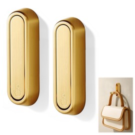 Folding Hooks Wall Mounted, Heavy Duty Retractable Stainless Steel Hooks - Space Saving Storage Hooks for Coats, Towels, Bags in Entryway, Bathroom & Bedroom (2 Pack, Brushed Finish)