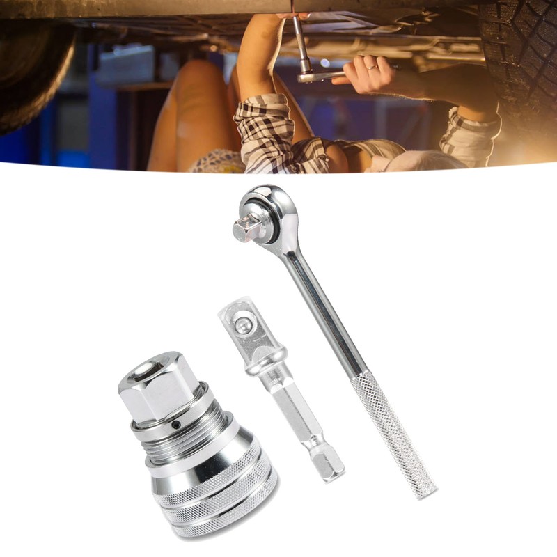 Universal Socket Wrench Set 10‑19mm 3/8 Adapter Adjustable Socket Spanner
