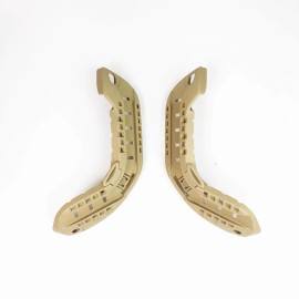 Unbranded NEW Tactical Skeleton Advanced Combat Helmet Side Rails MICH ACH MSA BAE SDS Etc - Tan