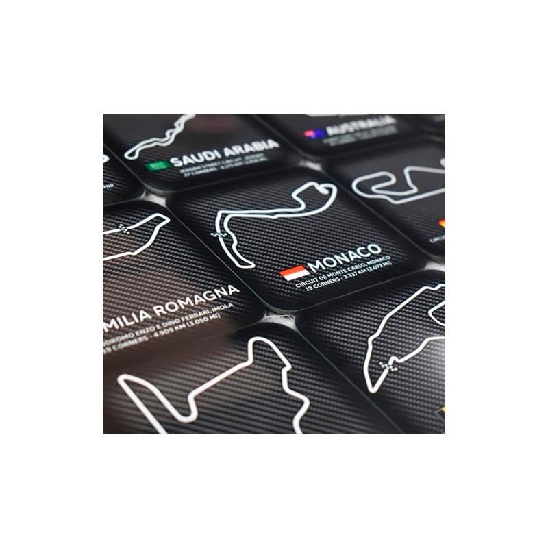 Generic Great Britain Silverstone Circuit Coaster - 90mm x 90mm