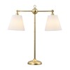 JONATHAN Y JYL3074A 31" Contemporary Farmhouse 2-Light Adjustable Library Lamp,