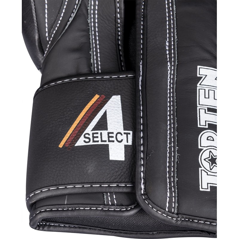 Boxing Gloves "4Select" Leather Black 14 oz
