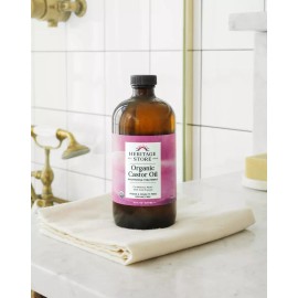 Heritage Organic Castor Oil Ricino Orgánico 473ml