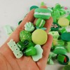 YOUUGIOR 100PCS Slime Charms Cute Candy Plastic Beads Fruit Dessert