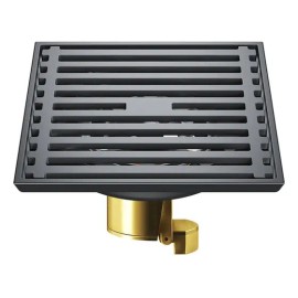 Drenaje De Piso 4x4 Acero Inoxidable Núcleo Latón F