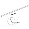 SING F LTD 40PCS Round Steel Rod 1mm HSS Lathe