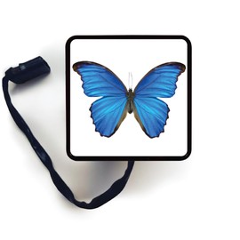 Blue Butterfly - Custom Designed Trailer Receiver LED Brake Light for 2 x 2 inch Tow Hitch Car Truck Accessories