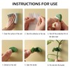 LUCKJUJU 100 Pcs Plant Climbing Wall Fixture Clips Self-Adhesive Hook