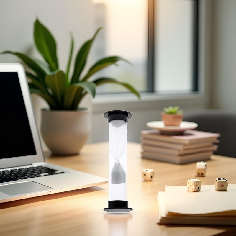 60 Seconds 1 Minute New White Mini Sandglass Hourglass Sand