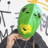 Máscara Cabeza D Pez Verde Disfraz Halloween Fiesta Divertid