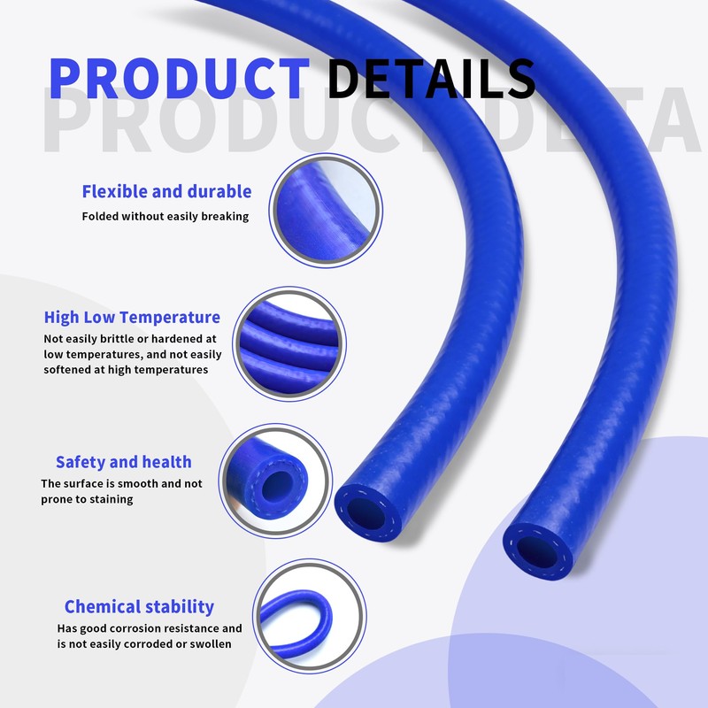 5FT ID 3/8" (10mm) Heater Hose Coolant Silicone hose Radiator