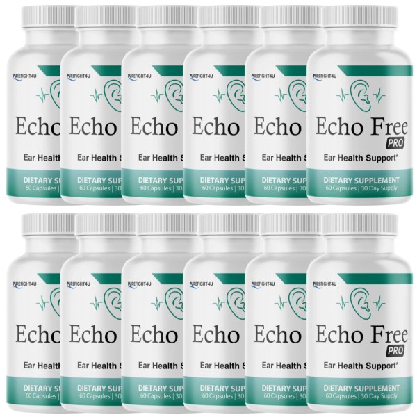PureFight4U Echo Free Capsules, Natural Formula for Ear Health Supplement