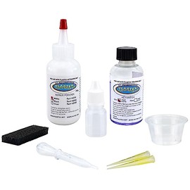 Factory RV Plastic Repair Kit | All-in-One ABS, Fiberglass & Wood Crack Fix | Paintable, Sandable, Fast-Curing | 50ml Activator + 30g Powder | Repairs Up to 15” | Made in USA (White)
