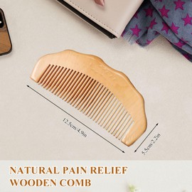 Bisienya Birthing Comb，Labour Comb，the Wooden Comb is Used to Relieve Anxiety and Distract the Pregnant Mother，Postpartum Necessities（13cm)