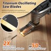 54 PCS Oscillating Saw Blades Professional Universal Wood Multitool Blades
