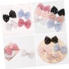 Minkissy 6pcs Dot Bow Hairpins Fashion Hair Accessories for Women