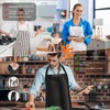 GoldPig 1 Pack Waterproof Apron Rubber Vinyl Heavy Duty Aprons
