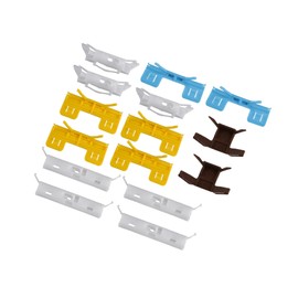Motoforti Roof Fastener Clips No.91570SJD003/73154SNA003 - Car Clip a Front Windshield Side - for Honda Civic 2006-2011 Plastic White - 15 Pcs Long-Lasting