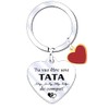 QTQTLP Tata Noel Keyring Tata Gift for Tata, Gift Thank