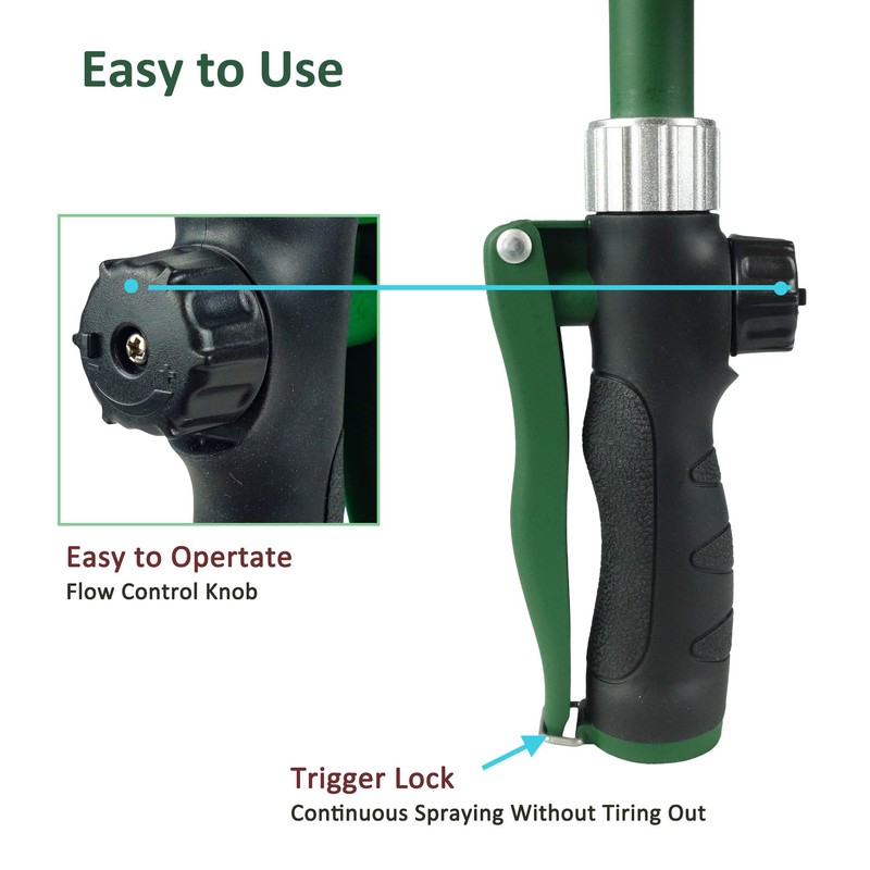 Watering Wand for Hanging Baskets & Windows, Lightweight 6-Spray Wand,
