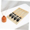 CHILDWEET Solid Wood Sunglasses Organizer 8-slot Stand Glasses Display Storage