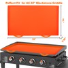 MICEYLIVE Blackstone 36 Inch Silicone Griddle Cover - Black, Rectangular,