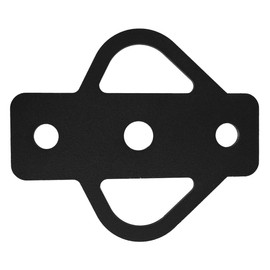 CENPEK 3-Way Trailer Hitch Adapter, Steel Hitch Mount with Bolt for ATV, Lawn Mower, Golf Cart, Yard Cart, Garden Tractor, Flat Towing Tow Ball Mount