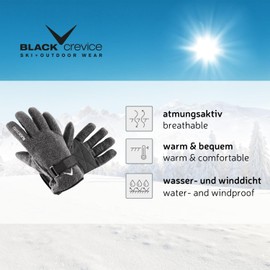 Black Crevice Fleece Handschuhe, BCR077347, grau, Gr. XL