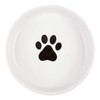 Bone Dry Ceramic Dog Food & Water Bowl Set, Removeable