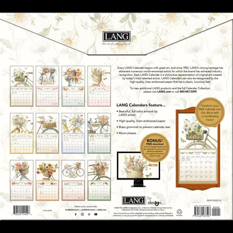 LANG A Beautiful Ride 2026 Wall Calendar (26991002018)