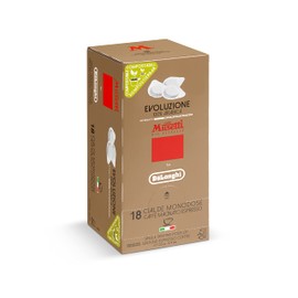 Musetti for De'Longhi Cafe Pod Evolution MP18-EV Musetti 18-Pack, 100% Arabica Seeds, Espresso, Cappuccino, Cafe Latte