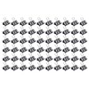Clips, Double Clips, 0.75 inches (19 mm), 60 Pcs, Small