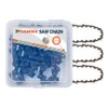 FUSIHWA Chainsaw Chain 8 Inch 1/4" Pitch .043" Gauge 47
