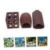 ABOOFAN 3Pcs Ceramic Fish Tank Hideout Unique Breeding Cave for