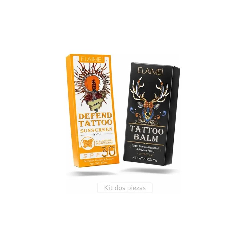 Set Elaimei, Completo Para Cuidado Y Protección De Tatuajes