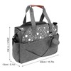 Diaper Bag Large Size Multi Pockets Gray Portable Diaper Tote
