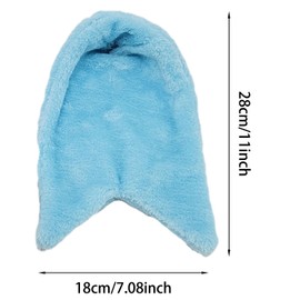FIBOUND Corner Bird Nest Blanket (L) - Soft Fleece Cage Warmer for Parrots & Small Birds, Cozy Blue Hanging Bed for Pet Birds